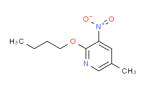 CAS No. 1881331-64-1, 2-butoxy-5-methyl-3-nitropyridine