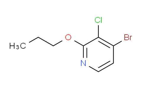 CAS No. 1881331-75-4, 4-bromo-3-chloro-2-propoxypyridine