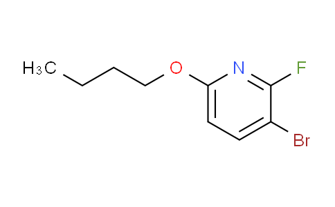 CAS No. 1881331-77-6, 3-bromo-6-butoxy-2-fluoropyridine