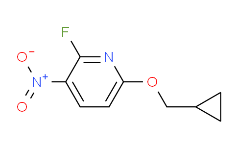 CAS No. 1881331-88-9, 6-(cyclopropylmethoxy)-2-fluoro-3-nitropyridine