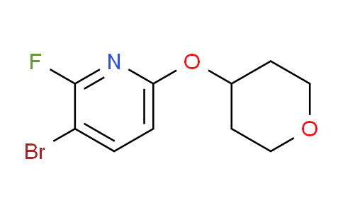 CAS No. 1881332-02-0, 3-bromo-2-fluoro-6-(oxan-4-yloxy)pyridine