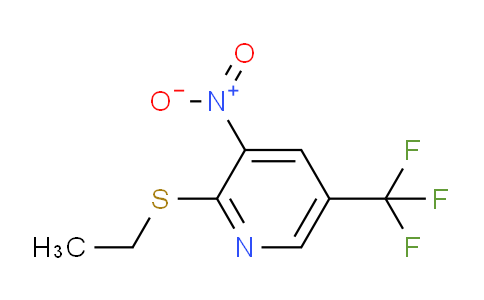 CAS No. 1881332-14-4, 2-(ethylsulfanyl)-3-nitro-5-(trifluoromethyl)pyridine