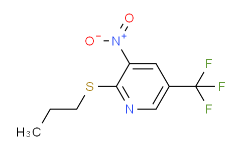 CAS No. 1881332-21-3, 3-nitro-2-(propylsulfanyl)-5-(trifluoromethyl)pyridine