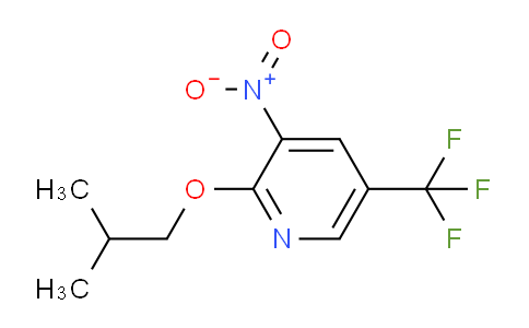 CAS No. 1881332-31-5, 2-(2-methylpropoxy)-3-nitro-5-(trifluoromethyl)pyridine