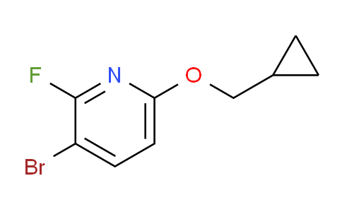 CAS No. 1881332-58-6, 3-bromo-6-(cyclopropylmethoxy)-2-fluoropyridine
