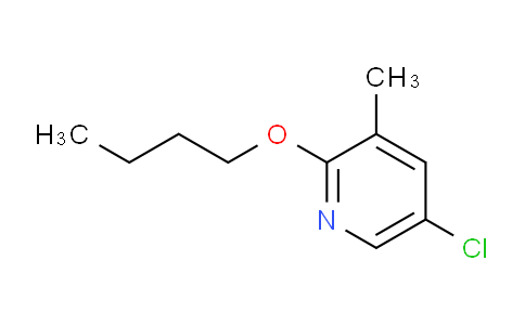 CAS No. 1881332-75-7, 2-butoxy-5-chloro-3-methylpyridine