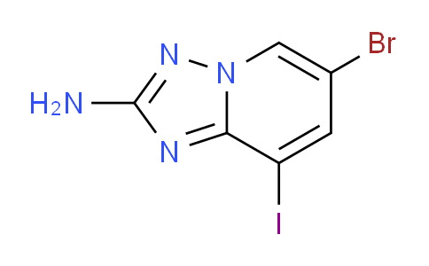 CAS No. 1883816-46-3, 6-Bromo-8-iodo-[1,2,4]triazolo[1,5-a]pyridin-2-ylamine