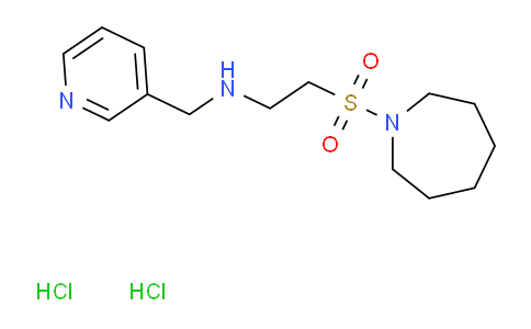 CAS No. 1923088-40-7, [2-(Azepan-1-ylsulfonyl)ethyl](pyridin-3-ylmethyl)amine dihydrochloride