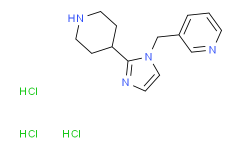 CAS No. 1923088-62-3, 3-[(2-Piperidin-4-yl-1h-imidazol-1-yl)methyl]pyridine trihydrochloride