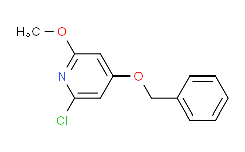 CAS No. 1934854-20-2, 4-(Benzyloxy)-2-methoxy-6-chloro pyridine