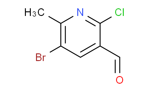 CAS No. 1935331-10-4, 5-Bromo-2-chloro-6-methyl-pyridine-3-carbaldehyde