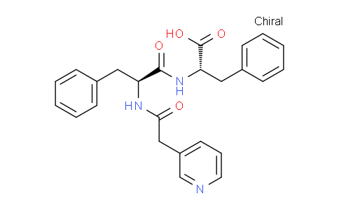 CAS No. 1951424-93-3, (S)-2-((S)-2-(2-(Pyridin-3-yl)acetamido)-3-phenylpropanamido)-3-phenylpropanoic acid