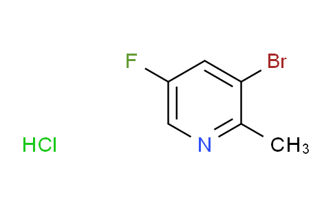 CAS No. 1951439-60-3, 3-Bromo-5-fluoro-2-methyl-pyridine hydrochloride