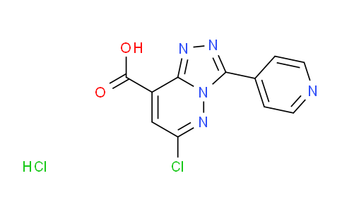CAS No. 1951444-55-5, 6-Chloro-3-(pyridin-4-yl)-[1,2,4]triazolo[4,3-b]pyridazine-8-carboxylic acid HCl