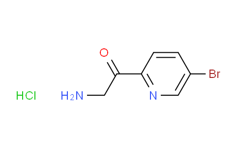 CAS No. 1956326-90-1, 2-Amino-1-(5-bromopyridin-2-yl)ethanone hcl