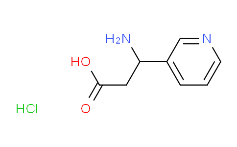 CAS No. 1983937-54-7, 3-Amino-3-pyridin-3-ylpropanoic acid hydrochloride