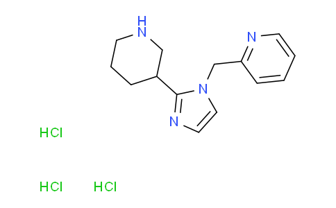 CAS No. 1987680-73-8, 2-[(2-Piperidin-3-yl-1h-imidazol-1-yl)methyl]pyridine trihydrochloride