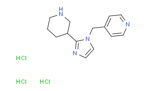 CAS No. 1987680-77-2, 4-[(2-Piperidin-3-yl-1h-imidazol-1-yl)methyl]pyridine trihydrochloride
