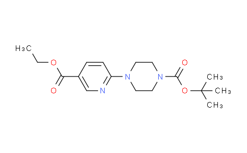 CAS No. 201809-20-3, 4-(5-Ethoxycarbonyl-pyridin-2-yl)-piperazine-1-carboxylic acid tert-butyl ester
