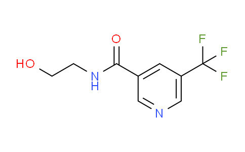CAS No. 2055119-12-3, N-(2-Hydroxyethyl)-5-(trifluoromethyl)pyridine-3-carboxamide
