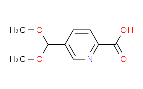 CAS No. 2055119-13-4, 5-(Dimethoxymethyl)pyridine-2-carboxylic acid