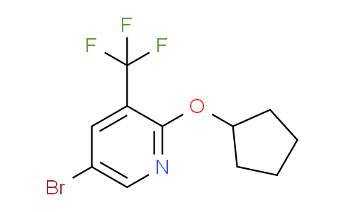 CAS No. 2091999-87-8, 5-bromo-2-(cyclopentyloxy)-3-(trifluoromethyl)pyridine