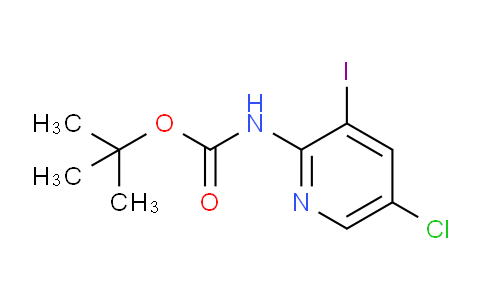 CAS No. 2092000-52-5, tert-butyl N-(5-chloro-3-iodopyridin-2-yl)carbamate