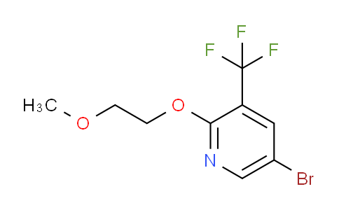 CAS No. 2092000-72-9, 5-bromo-2-(2-methoxyethoxy)-3-(trifluoromethyl)pyridine