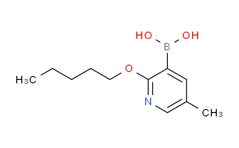 CAS No. 2096329-55-2, 5-Methyl-2-pentyloxypyridine-3-boronic acid