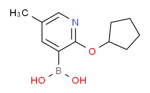 CAS No. 2096329-56-3, 2-(Cyclopentyloxy)-5-methylpyridine-3-boronic acid