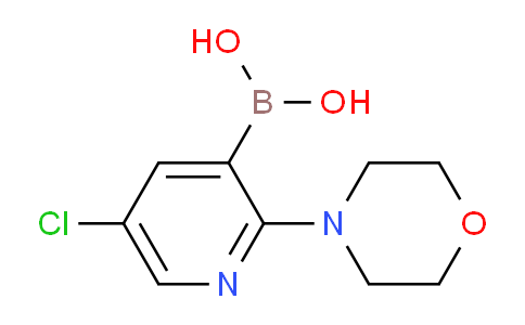 CAS No. 2096329-77-8, 5-Chloro-2-(morpholino)pyridine-3-boronic acid