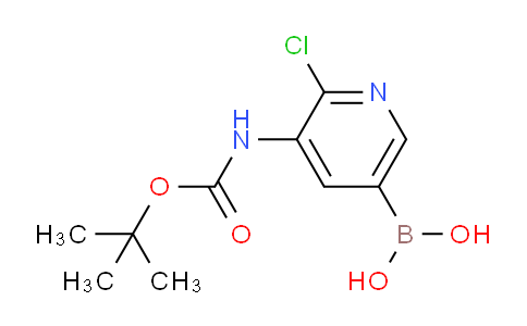 CAS No. 2096329-87-0, 3-(t-Butoxycarbonylamino)-2-chloropyridine-5-boronic acid