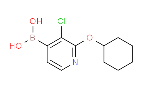 CAS No. 2096330-07-1, 3-Chloro-2-(cyclohexyloxy)pyridine-4-boronic acid