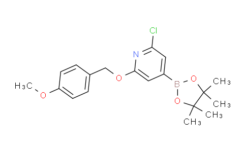 CAS No. 2096331-22-3, 2-Chloro-6-(4-methoxybenzyloxy)pyridine-4-boronic acid, pinacol ester