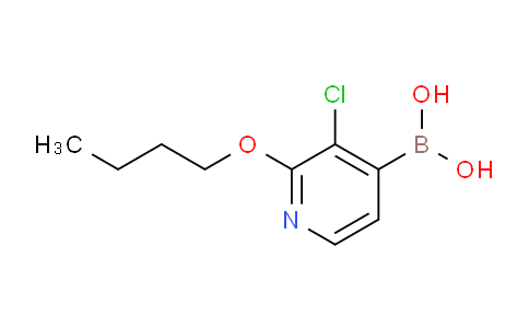 CAS No. 2096332-85-1, 2-Butoxy-3-chloropyridine-4-boronic acid