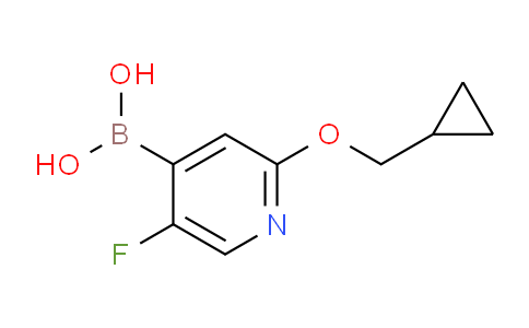 CAS No. 2096334-21-1, 2-(Cyclopropylmethoxy)-5-fluoropyridine-4-boronic acid