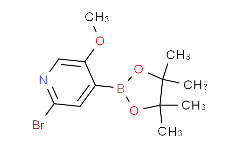 CAS No. 2096334-49-3, 2-Bromo-5-methoxypyridine-4-boronic acid, pinacol ester