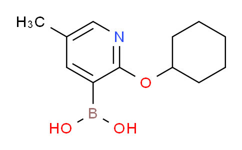 CAS No. 2096336-01-3, 2-Cyclohexyloxy-5-methylpyridine-3-boronic acid
