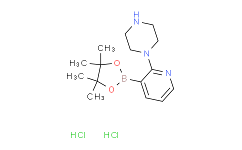 CAS No. 2096336-57-9, 2-Piperazinopyridine-3-boronic acid, pinacol ester, DiHCl