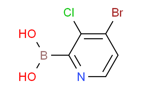 CAS No. 2096337-54-9, 4-Bromo-3-chloropyridine-2-boronic acid