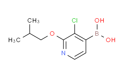 CAS No. 2096339-80-7, 3-Chloro-2-isobutoxypyridine-4-boronic acid