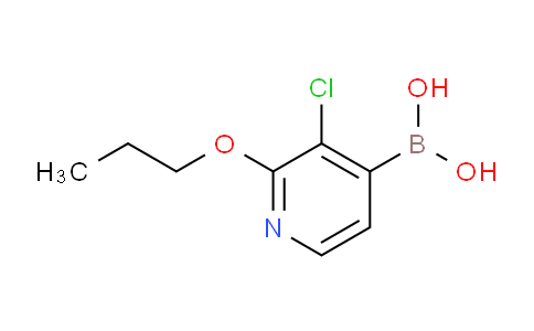 CAS No. 2096341-56-7, 3-Chloro-2-propoxypyridine-4-boronic acid