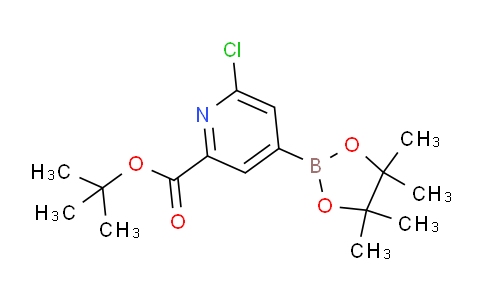 CAS No. 2096341-89-6, 2-(t-Butoxycarbonyl)-6-chloropyridine-4-boronic acid, pinacol ester