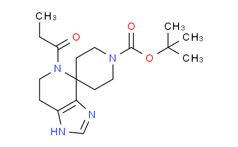 CAS No. 2096986-72-8, tert-Butyl 5-propionyl-1,5,6,7-tetrahydro-1'h-spiro[imidazo[4,5-c]pyridine-4,4'-piperidine]-1'-carboxylate