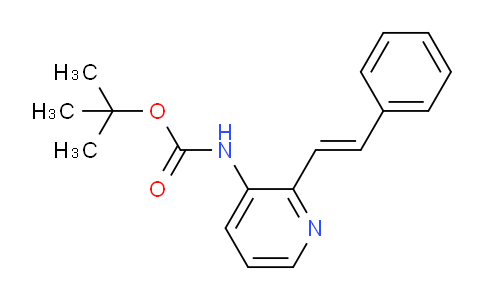 CAS No. 209798-49-2, tert-Butyl (e)-(2-styrylpyridin-3-yl)carbamate
