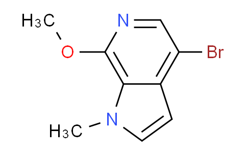 CAS No. 2103352-52-7, 4-Bromo-7-methoxy-1-methyl-1h-pyrrolo[2,3-c]pyridine