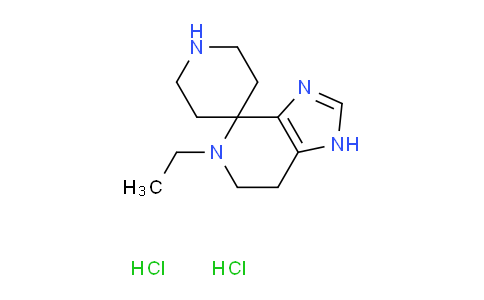 CAS No. 2108382-04-1, 5-Ethyl-1,5,6,7-tetrahydrospiro[imidazo[4,5-c]pyridine-4,4'-piperidine] dihydrochloride