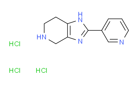 CAS No. 2108834-43-9, 2-Pyridin-3-yl-4,5,6,7-tetrahydro-1h-imidazo[4,5-c]pyridine trihydrochloride
