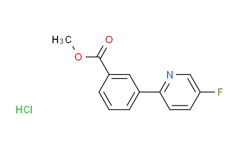 CAS No. 2108982-08-5, Methyl 3-(5-fluoropyridin-2-yl)benzoate hydrochloride