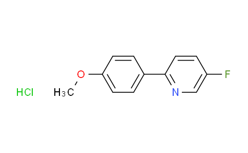 CAS No. 2108982-23-4, 5-Fluoro-2-(4-methoxyphenyl)pyridine hydrochloride